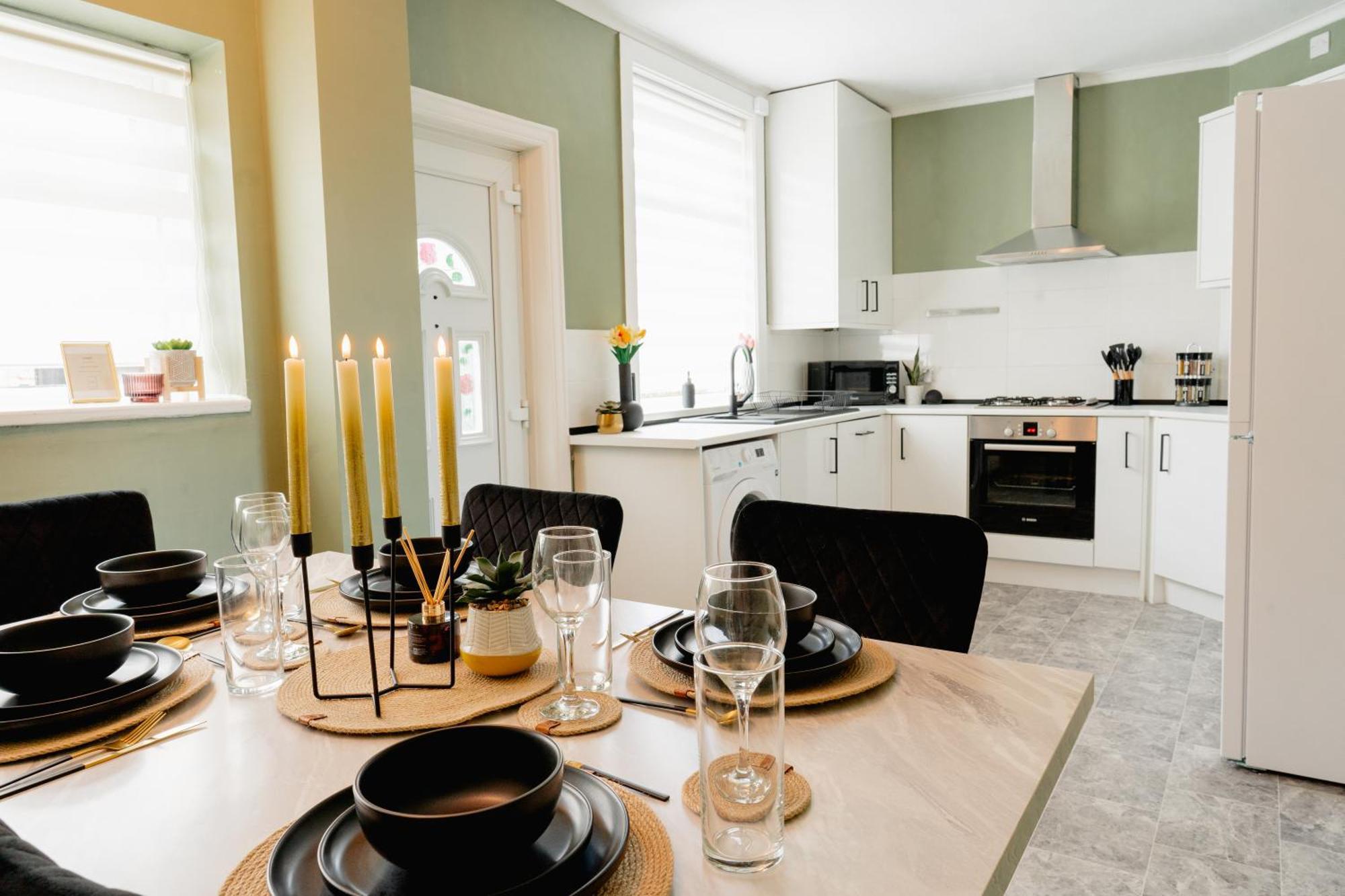 Bowling Terrace By Above Rubies - Stylish, 3 Bedroom, Pet Friendly House In Skipton Buitenkant foto